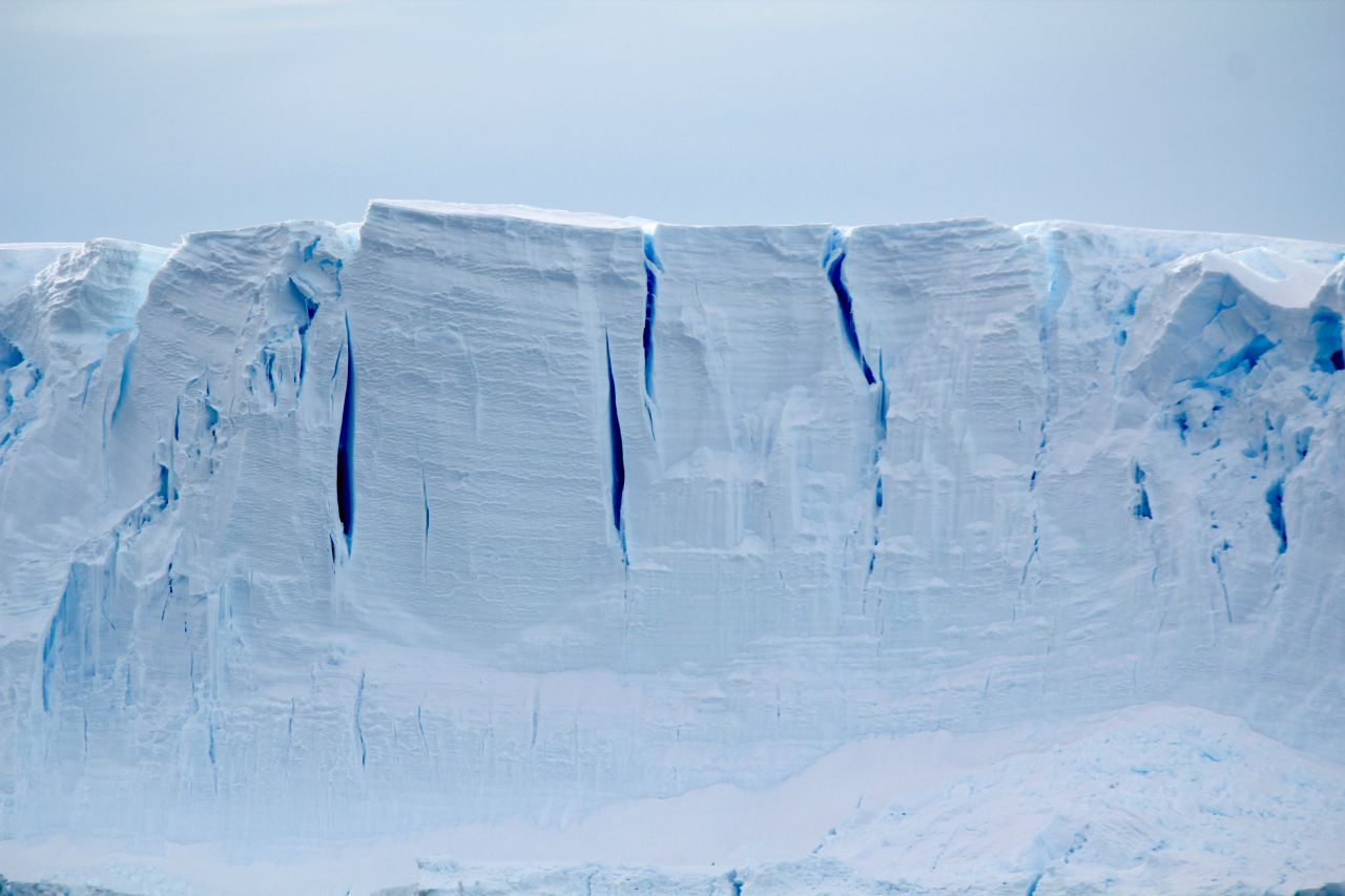 Antarctica has <a href="https://www.britannica.com/place/Antarctica" target="_blank" target="_blank">90%</a> of the world's ice. Melting ice causes sea levels to rise. "Calving" is when icebergs break off from a glacier, which can cause huge parts of the ice sheet to collapse.