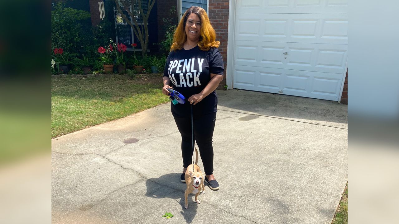 Lisa's dog benefited from the extra walks, too.