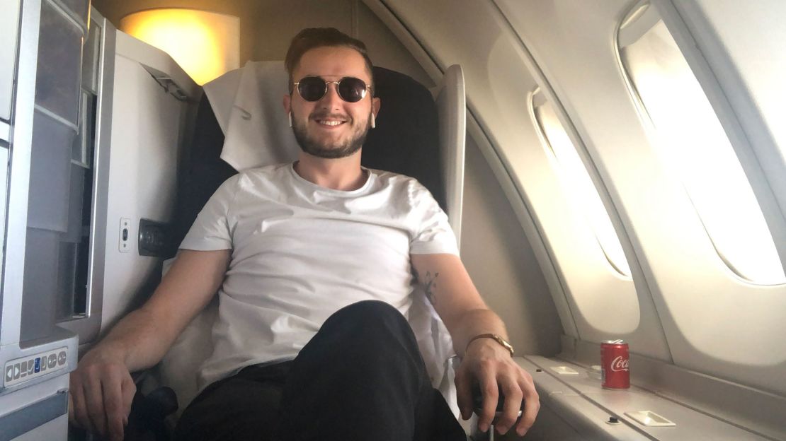 Elliot Sharod has spent lockdown missing his regular flights.