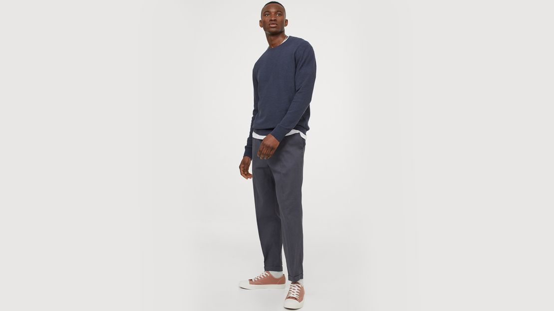 Linen-Blend Joggers