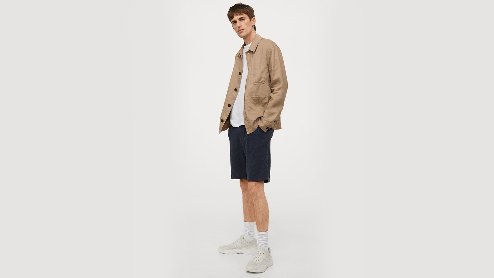 H&M Men's Relaxed Fit Work Shorts