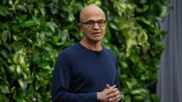 Satya Nadella, chief executive officer of Microsoft Corp., speaks during a climate initiative event at the Microsoft Corp. campus in Redmond, Washington, U.S., on Thursday, Jan. 16, 2020. Microsoft unveiled plans to invest $1 billion to back companies and organizations working on technologies to remove or reduce carbon from the earth's atmosphere, saying efforts to merely emit less carbon aren't enough to prevent catastrophic climate change. Photographer: David Ryder/Bloomberg via Getty Images