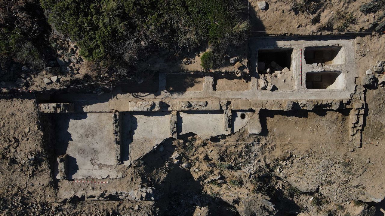 The Cape Trafalgar dig uncovered at least seven pools used for preserving food.
