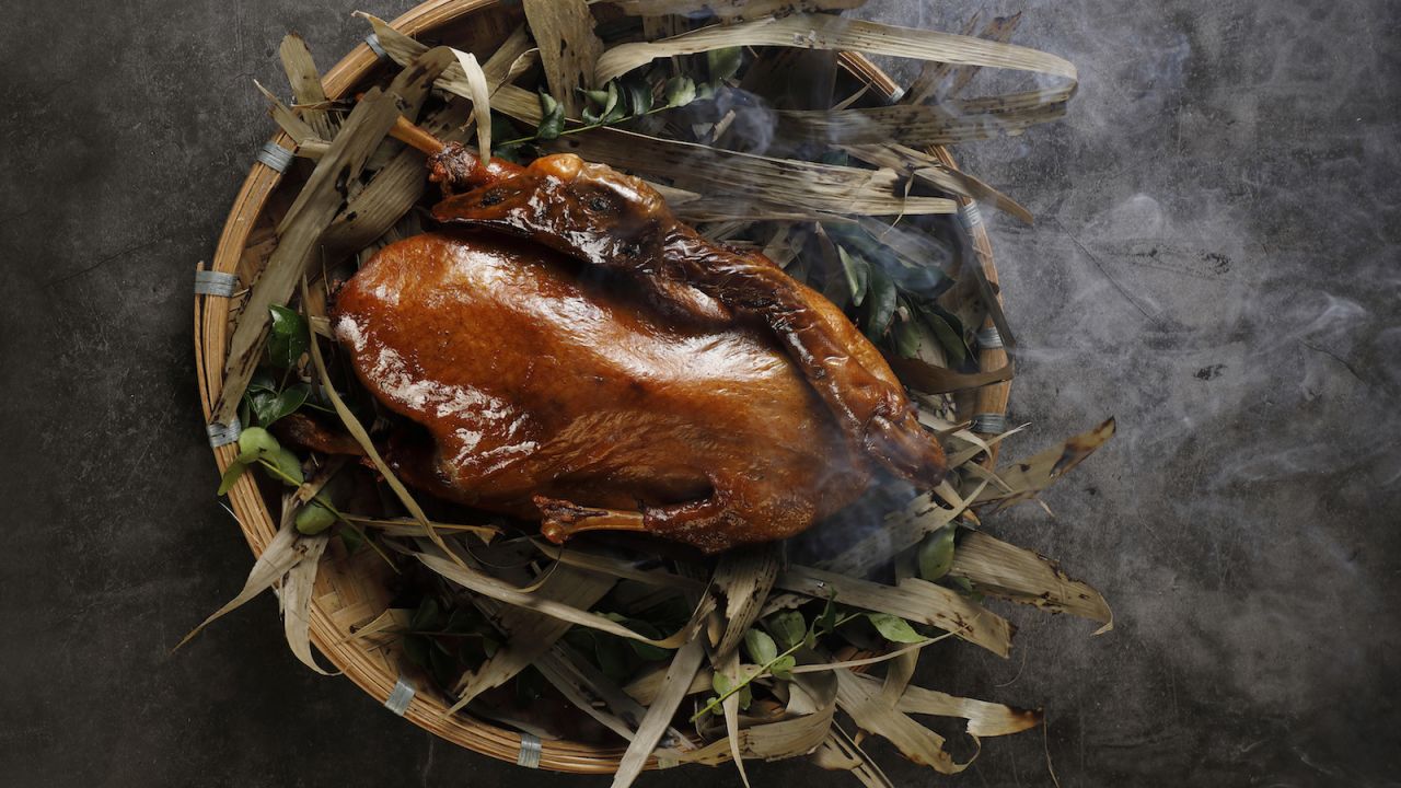 The Chairman's famed "Camphor Wood Smoked 7 Spiced Goose" dish takes three days to prepare.