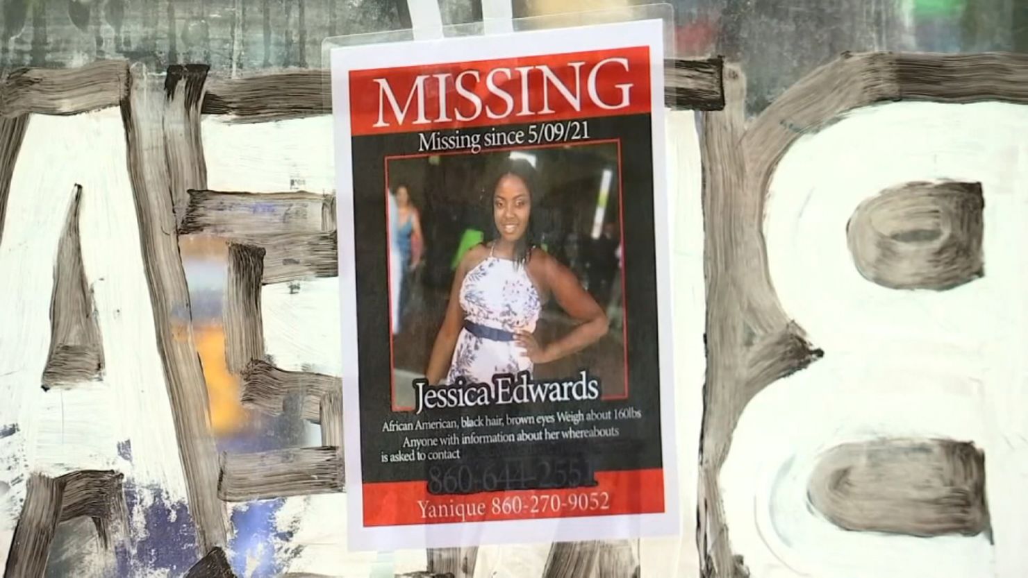 Jessica Edwards, 30, went missing earlier this month in Connecticut.