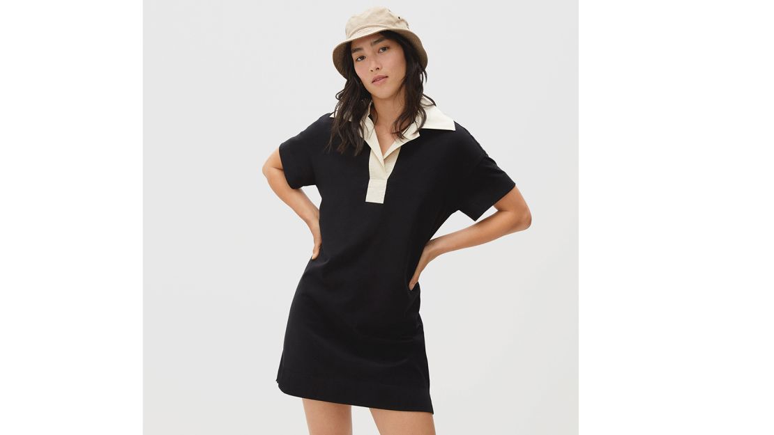 The Retro Jersey Polo Dress