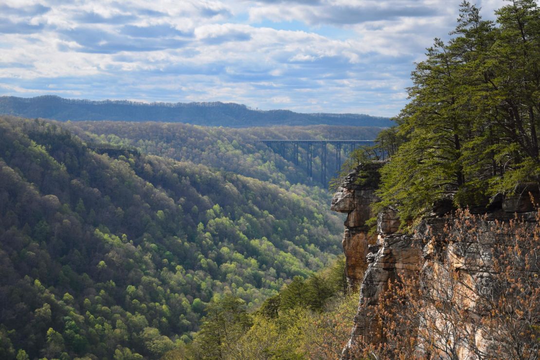 New River Gorge has some 1,400 established climbing routes as well as mountain biking and hiking.
