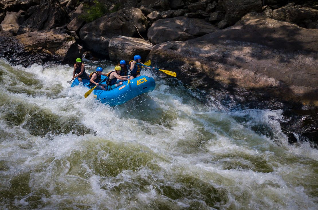 Rafting is available through ACE Adventure Resort and other outfitters.