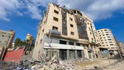 01 pcrf gaza building bombed