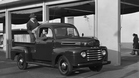 In 1948, Ford started making the first F-series truck, the Ford F-1.
