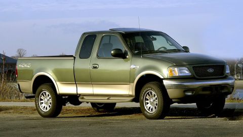This 2002 Ford F-150 was offered with a power sunroof. 