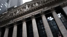 The New York Stock Exchange stands in lower Manhattan on May 11, 2021 in New York City. 