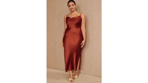 Cali Satin Charmeuse Midi Dress