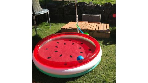 Sun Squad 3-Ring Pool Watermelon