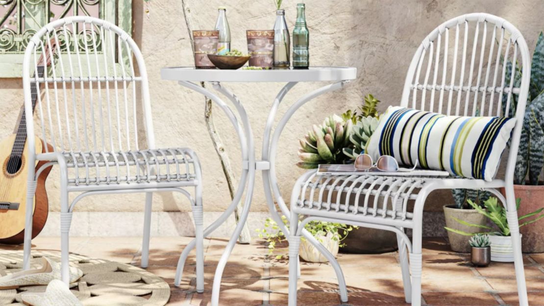 Opalhouse Myrtle 3-Piece Metal Patio Bistro Set