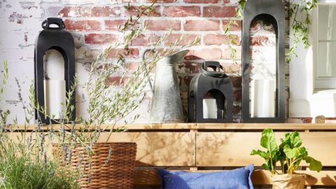 Smith & Hawken Metal Outdoor Lantern