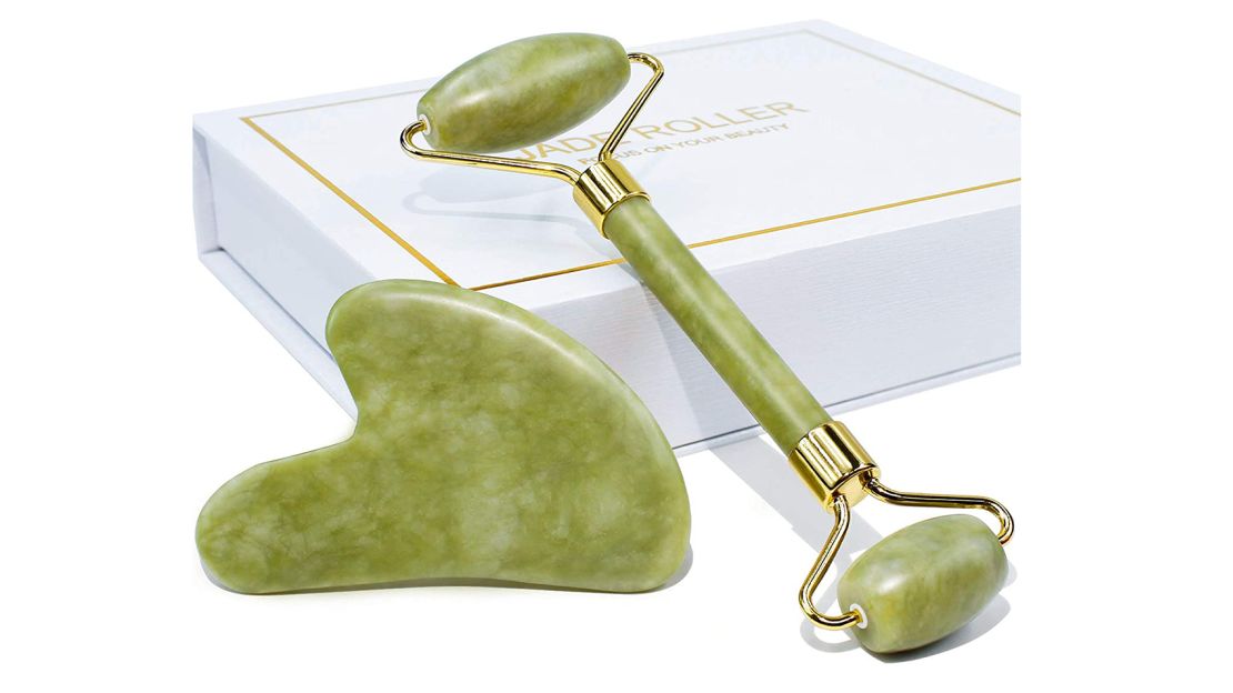 Baimei Jade Roller & Gua Sha Set