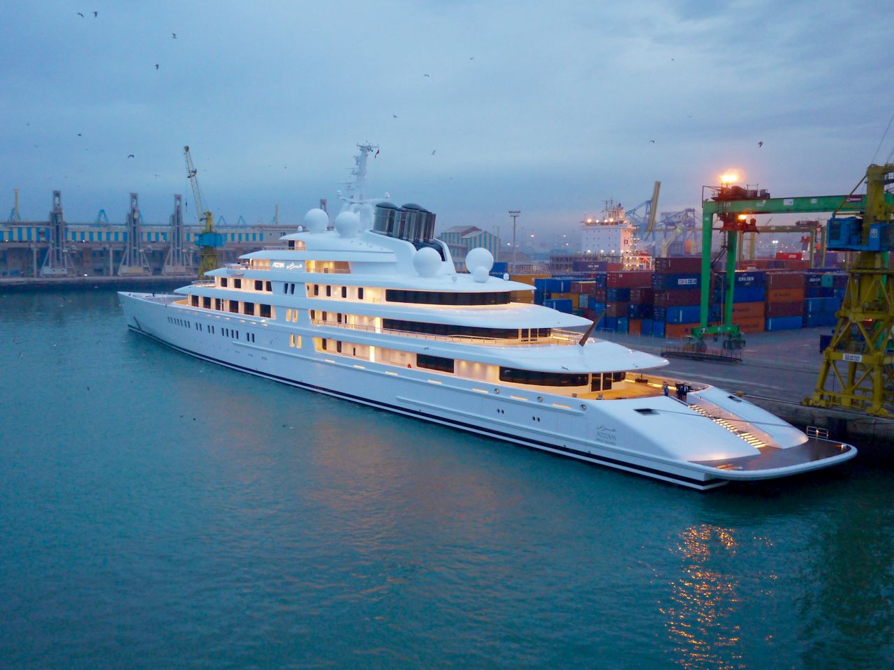 Superyacht Azzam, which measures 180 meters, is likely to cost its owners around $60 million per year to run.