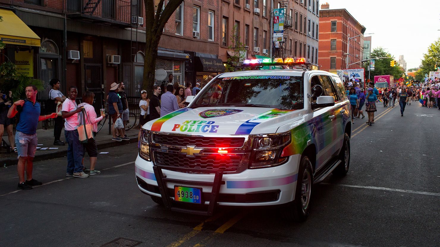 Brooklyn's annual Gay Pride Parade in 2019. This year, both New York City and Denver have said police will no longer be allowed as exhibitors at Pride.