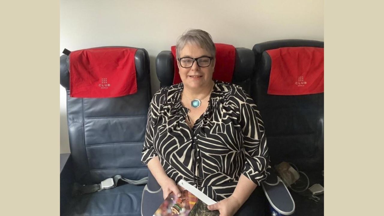 Suzanne Carter says she's spent around £5,000 ($7,000) on airplane accessories. 
