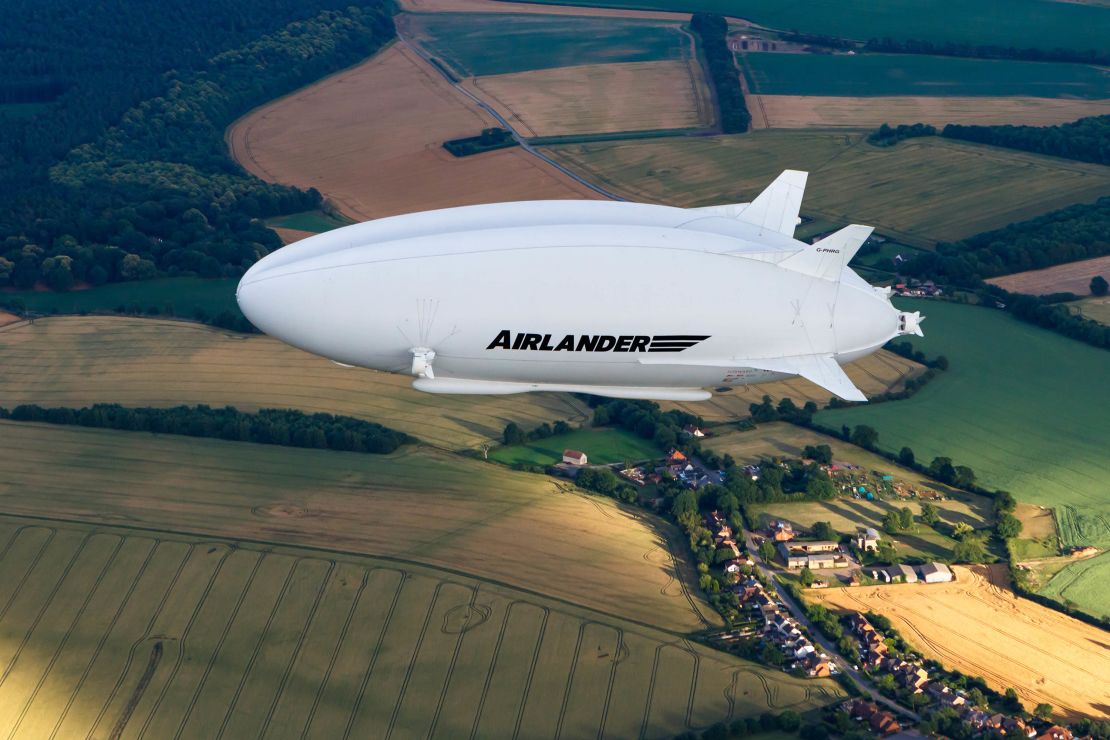 The Airlander 10 aircraft will operate with 90% fewer emissions than conventional aircraft, say its developers.