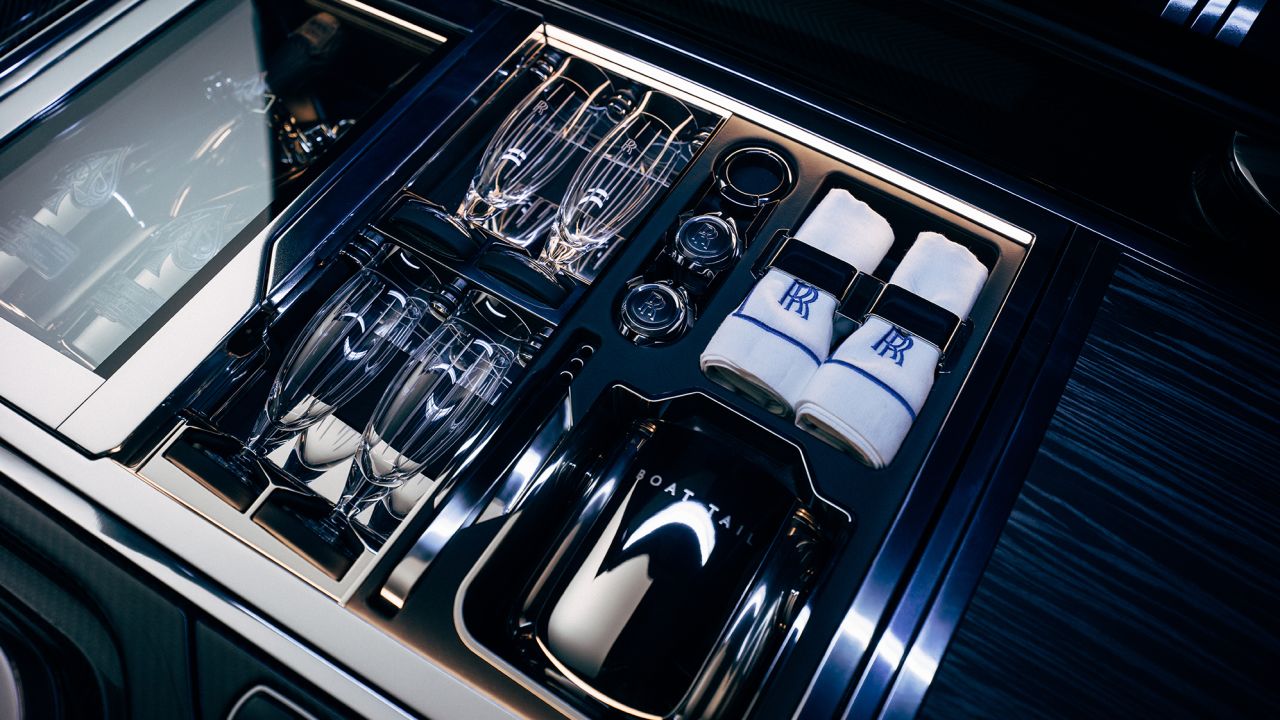 The storage area in the back of the Boat Tail is cooled to protect food and keep drinks at the proper temperature.