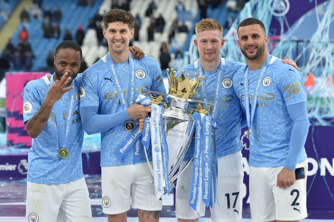 Manchester City celebrated yet another Premier League triumph in 2021.