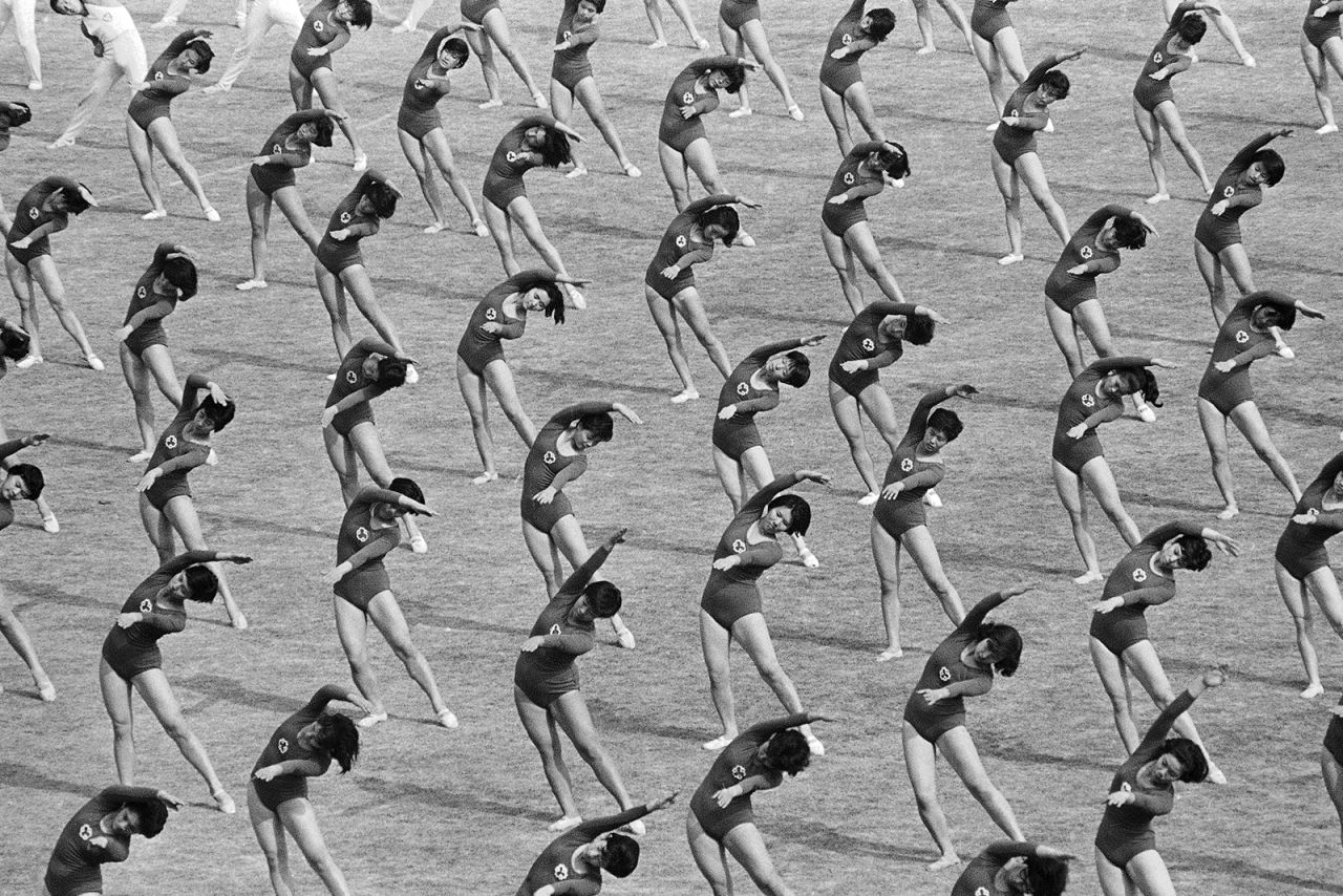 Gymnasts perform during the opening ceremony.