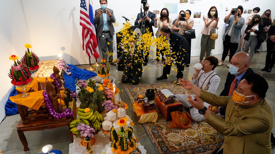 Thai and US officials participated in the ceremony on Tuesday.
