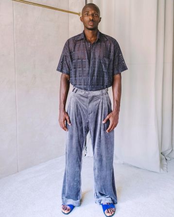 Audifferen says "comfort and functionality" are the priority in his design, and he wants people to feel confident about themselves while wearing the clothes.