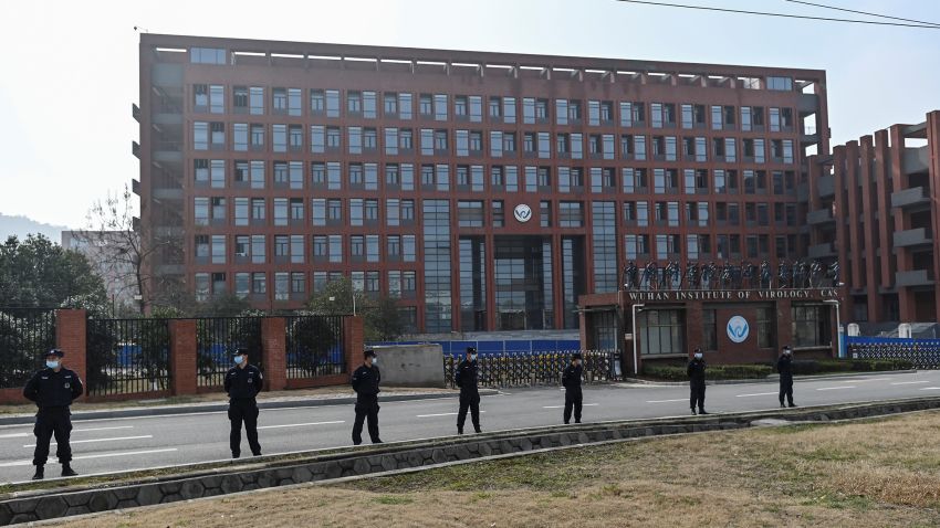 This general view shows the Wuhan Institute of Virology in Wuhan, in China's central Hubei province on February 3, 2021, as members of the World Health Organization (WHO) team investigating the origins of the COVID-19 coronavirus, visit.
