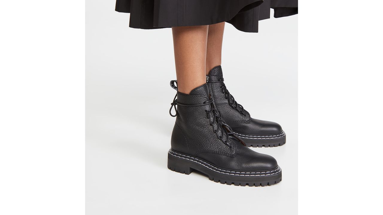 Proenza Schouler Lace-Up Ankle Boots