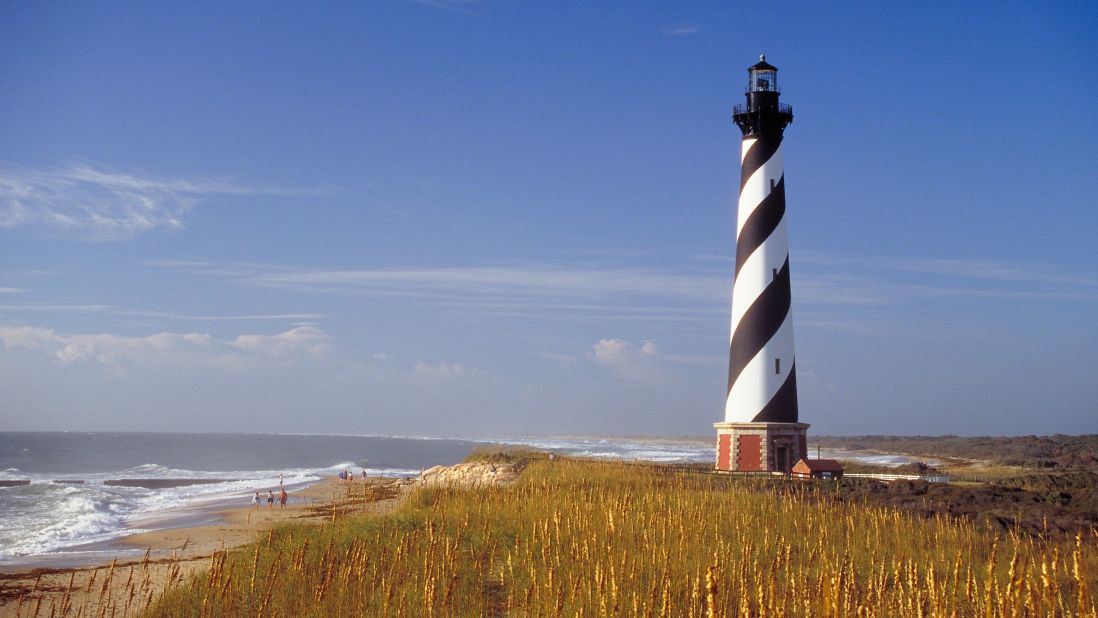 <strong>No. 5: Lighthouse Beach</strong>, <strong>Buxton, Outer Banks of North Carolina</strong>. The Cape Hatteras Lighthouse stands guard over this part of the Outer Banks.