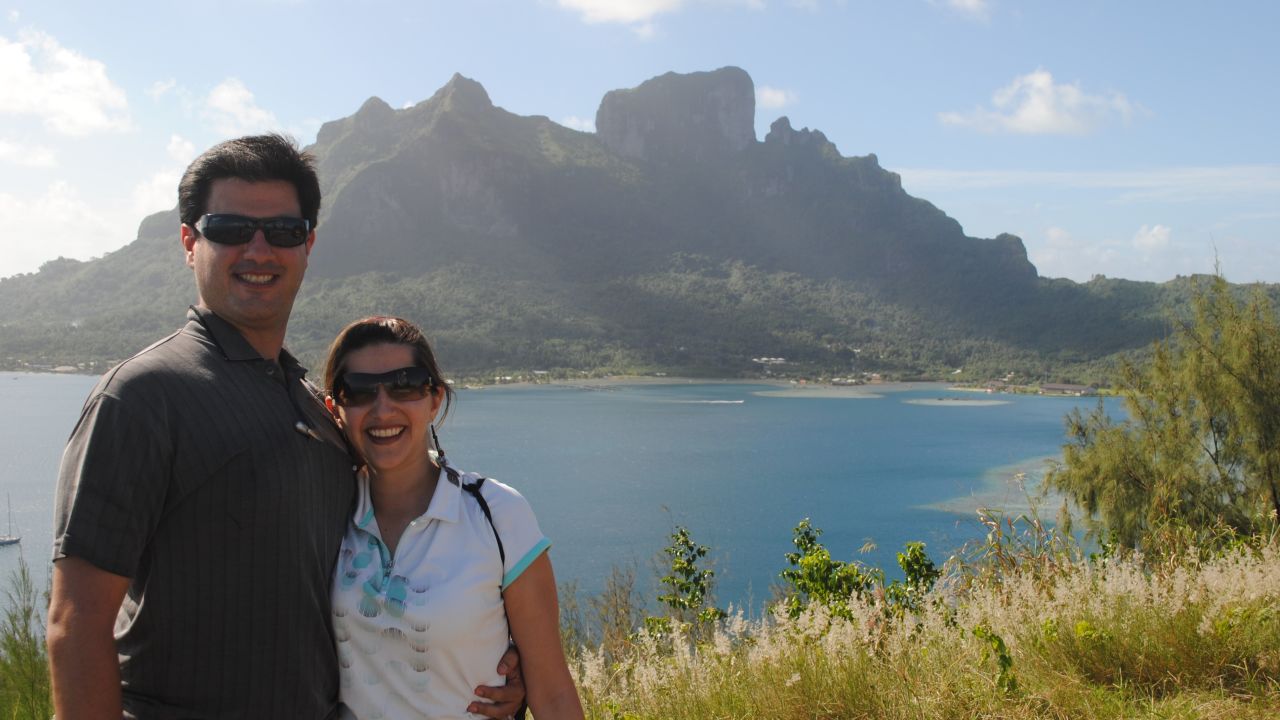 <strong>Happy couple:</strong> Their friends and family were happy for them, despite the fact some had been hesitant when they first heard their plans to vacation together.