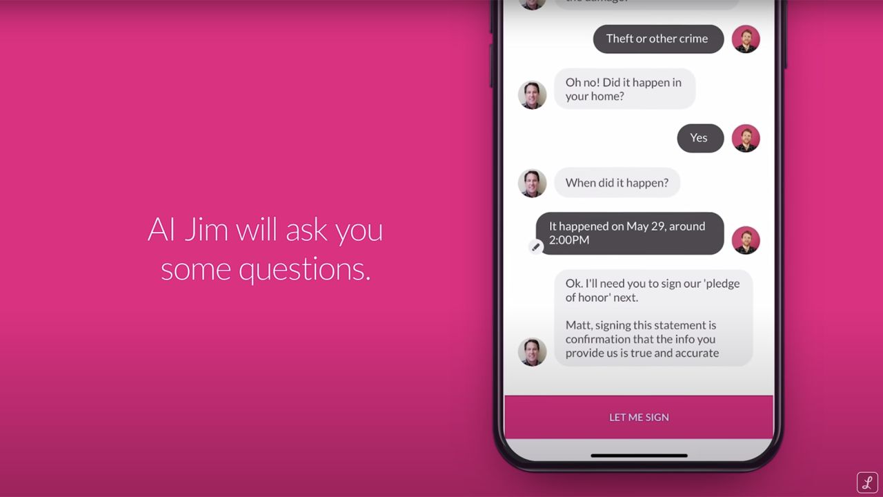 Lemonade This 5 billion insurance company likes to talk up its AI