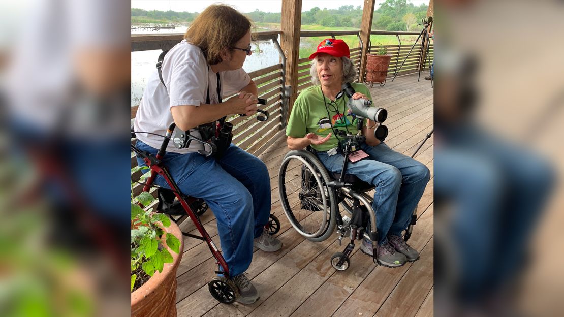 Virginia Rose encourages those with mobility challenges to get outside in nature. 