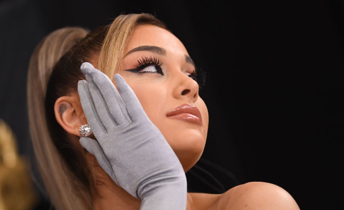 Ariana Grande at the 62nd annual Grammy Awards on January 26, 2020, in Los Angeles. 