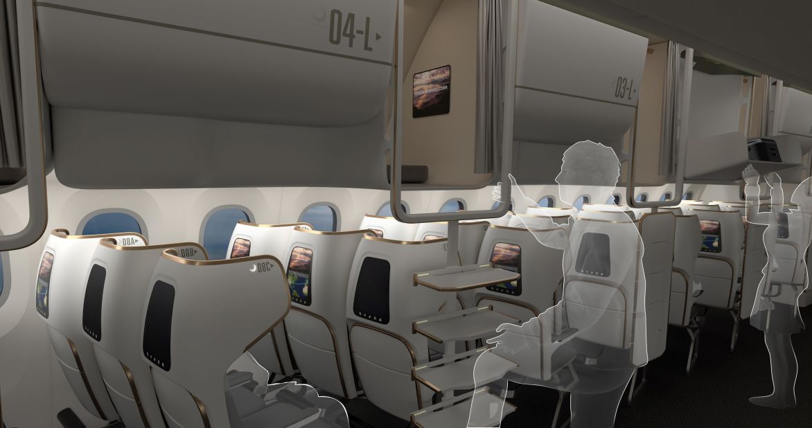 Double-Decker Airplane Seats Are Back with a New Design Prototype