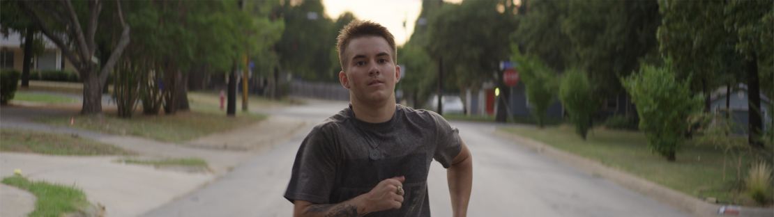 Texas wrestler Mack Beggs, as featured in the documentary 'Changing the Game' (Courtesy of Hulu).