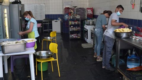The Nation Station kitchen in Jeitaoui Achrafieh, on May 27.