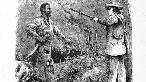 Black men with guns such as Nat Turner, the slave leader above who led a violent revolt in the early days of America, terrified the Founding Fathers. That fear is partly why the Second Amendment was created, a historian argues in a new book. 