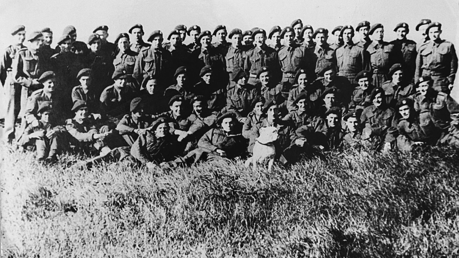 X Troop during training at Aberdovey, Wales, in 1943