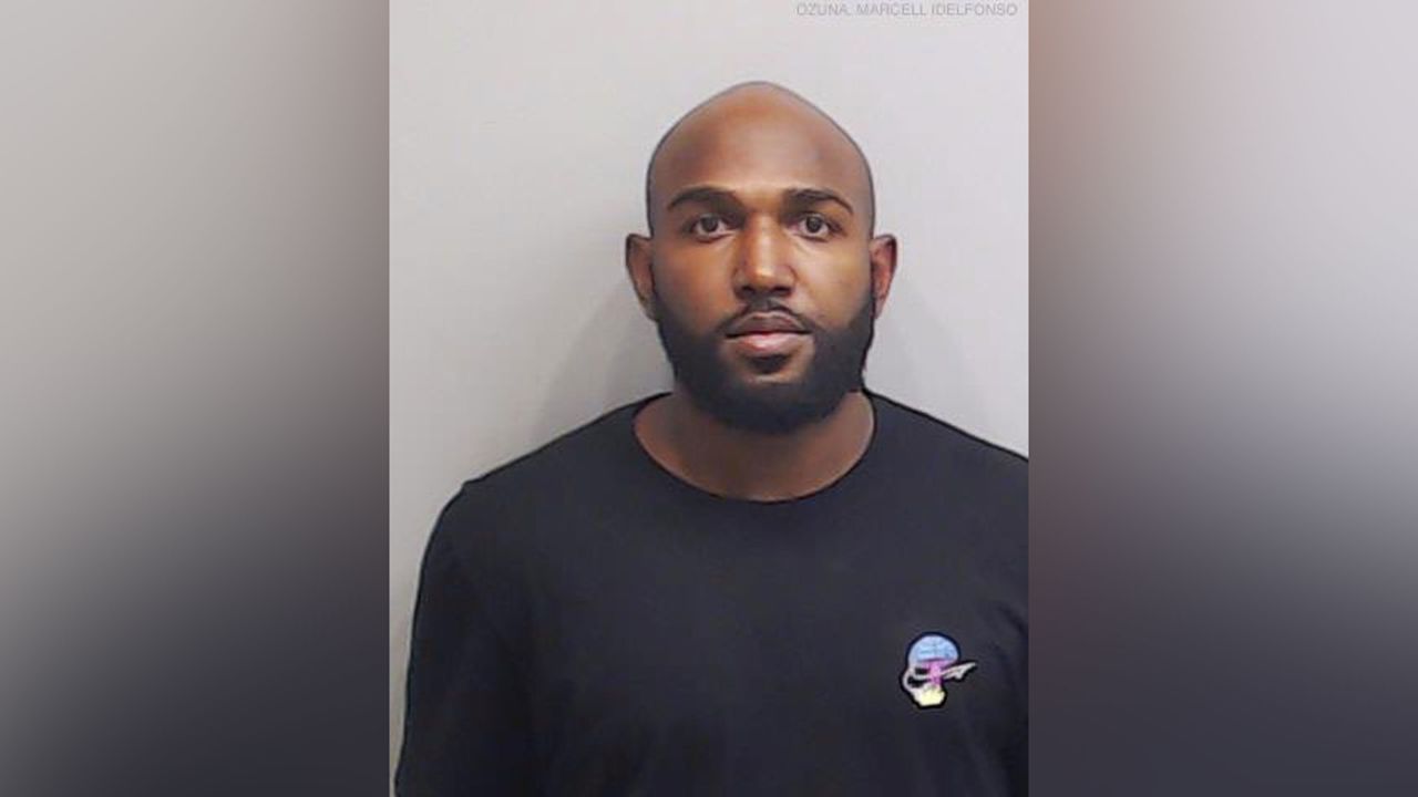 Marcell Ozuna, Atlanta Braves outfielder, arrested on domestic violence