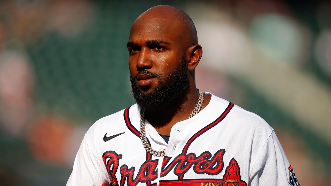 Marcell Ozuna, Atlanta Braves outfielder, arrested on domestic