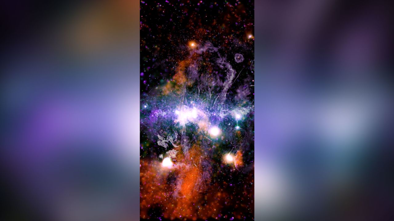 Threads of superheated gas and magnetic fields are weaving a tapestry of energy at the center of the Milky Way galaxy. 