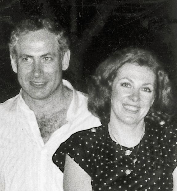 Netanyahu and his first wife, Miriam, in 1980.