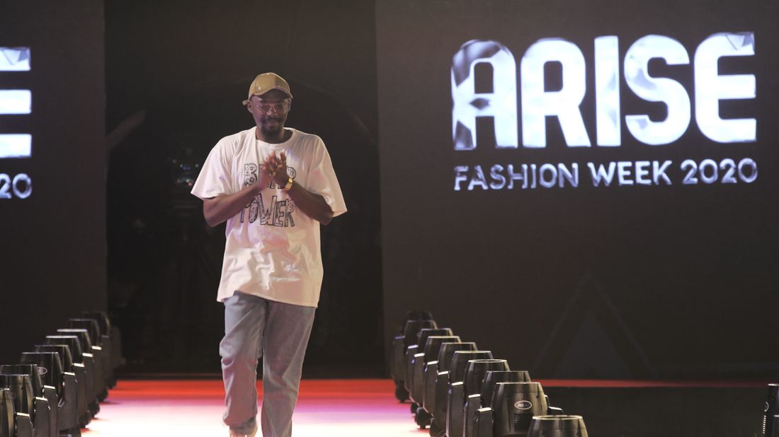 Audifferen, pictured, is the founder of fashion label Tzar Studios. Appearing at the "30 under 30" showcase, an event that celebrates young African designers, Audifferen said he was "startled" when Naomi Campbell stepped out on stage. 