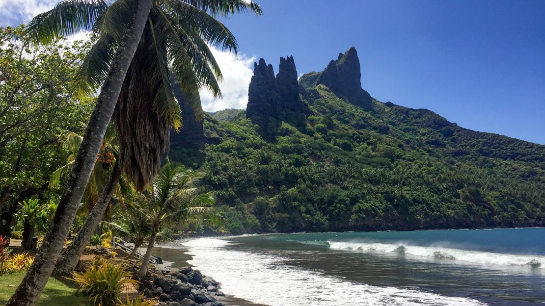 Nuku Hiva has numerous deserted beaches.