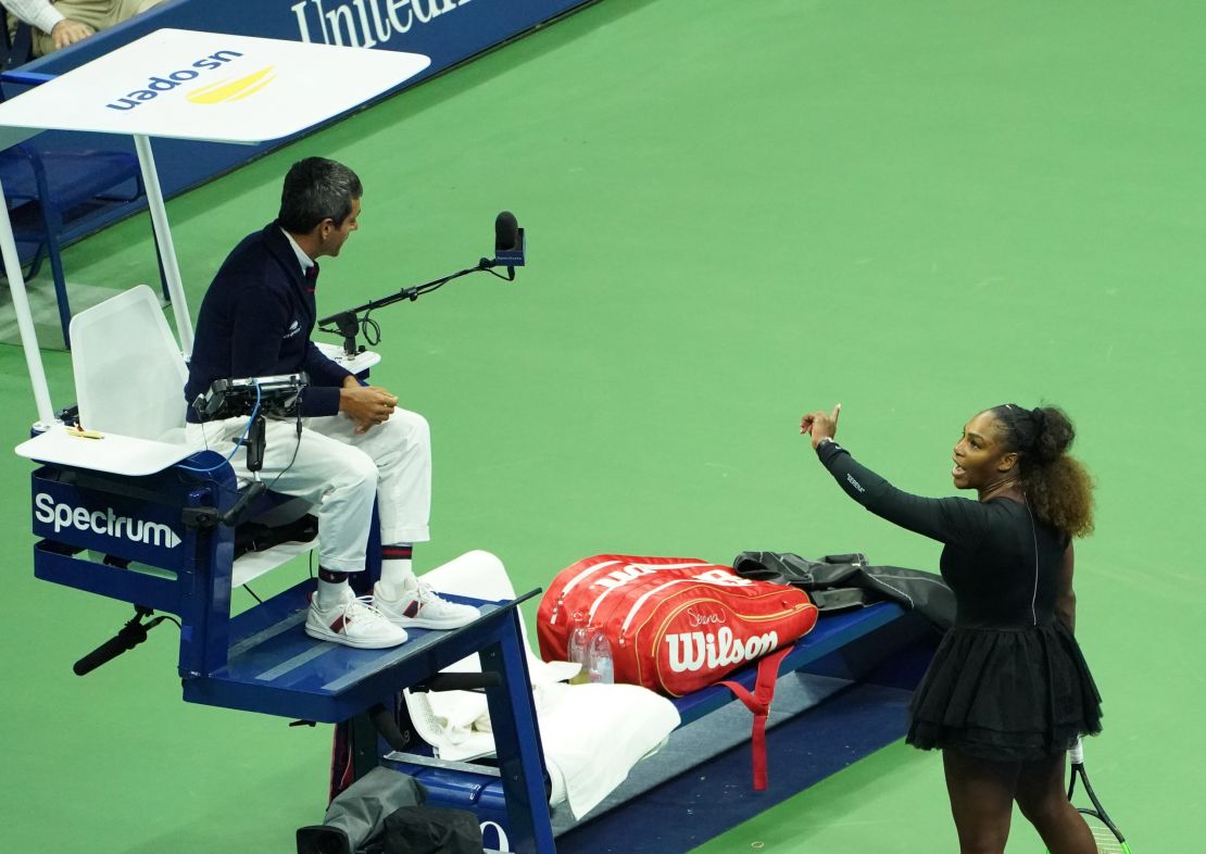 Serena Williams' argument with an umpire at the 2018 US Open was portrayed in an offensive illustration that drew Williams in the style of racist caricature. 