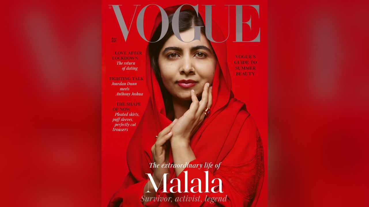 CARD 01 Malala Yousafzai Vogue July 2021